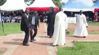 Catholic priests dancing moves