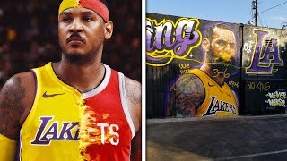 Carmelo Anthony To 76ers! Lebron James Mural Vandalized! (NBA 2018)
