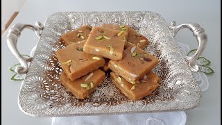 Easy Besan Burfi/Chickpea Flour Burfi شیر پیره آرد نخود بسیار خوشمزه