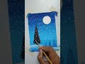 Easy christmas painting for beginners🎄🎄 #anilarts #shorts