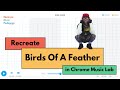 Recreate Birds Of A Feather by Billie Eilish in Chrome Music Lab Song Maker