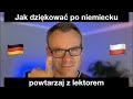 Jak dziękować po niemiecku 🇩🇪🇵🇱 | powtarzaj z lektorem #native