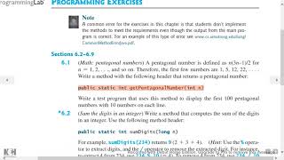 Introduction To Java Programming Exercise 6 1a
