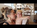 Weekend with our Toddler! Parent Life & Struggles, Opening Up, Mom's Revolve Haul | Julia & Hunter