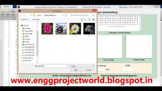 Steganography using AES Algorithm Matlab Project full Source Code