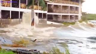 RAGING WAVES Rock Lake Baringo viciously hitting Soi Safari Lodge