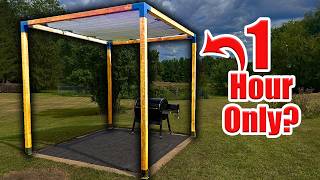1-Hour Pergola Build Challenge