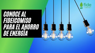 Conoce al Fideicomiso para el Ahorro de Energía Eléctrica (FIDE)