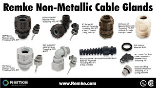 Remke Non-Metallic Cable Glands and Plastic Wire Connectors