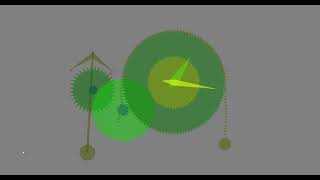 Box2D pendulum clock