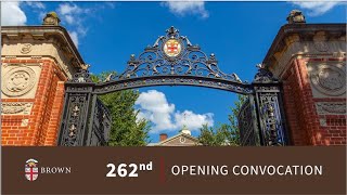 2025 Brown University Opening Convocation