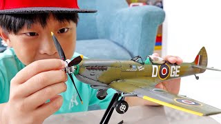 예준이의 비행기 장난감 조립놀이 가족 여행놀이 게임 플레이 Airplane Toy Assembly with Family Fun Trip