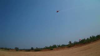 #rchelicopter I Drone Chases RC Helicopter