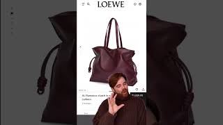 Loewe Extra Large Flamenco | Burgundy Bag Trend #handbags