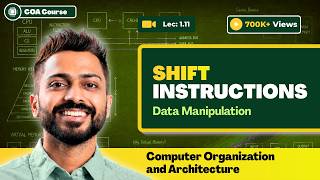 L-1.11: Shift Instructions(Data Manipulation) in Computer Organisation and Architecture
