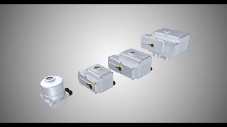 EOT series electric actuator 3D demonstration video