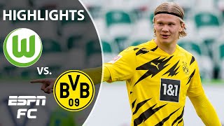Erling Haaland earns Borussia Dortmund HUGE win vs. Wolfsburg | ESPN FC Bundesliga Highlights
