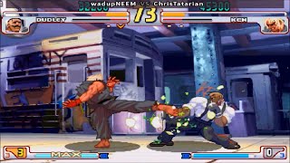 Fightcade 👊 Street Fighter 3rd Strike 👊🏽 WadupNEEM 🇺🇸 Vs ChrisTatarian 🇺🇸