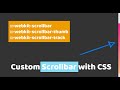 How to make custom scrollbar in CSS || Easy Coding
