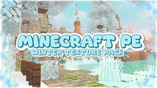 Y’ALL IT’S WINTER Texture Pack 🌨️❄️ Minecraft PE/BE 1.21+