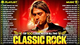 Nirvana, Bon Jovi, Aerosmith, U2, ACDC, Guns N' Roses - Classic Rock Songs 70s 80s 90s Full Album