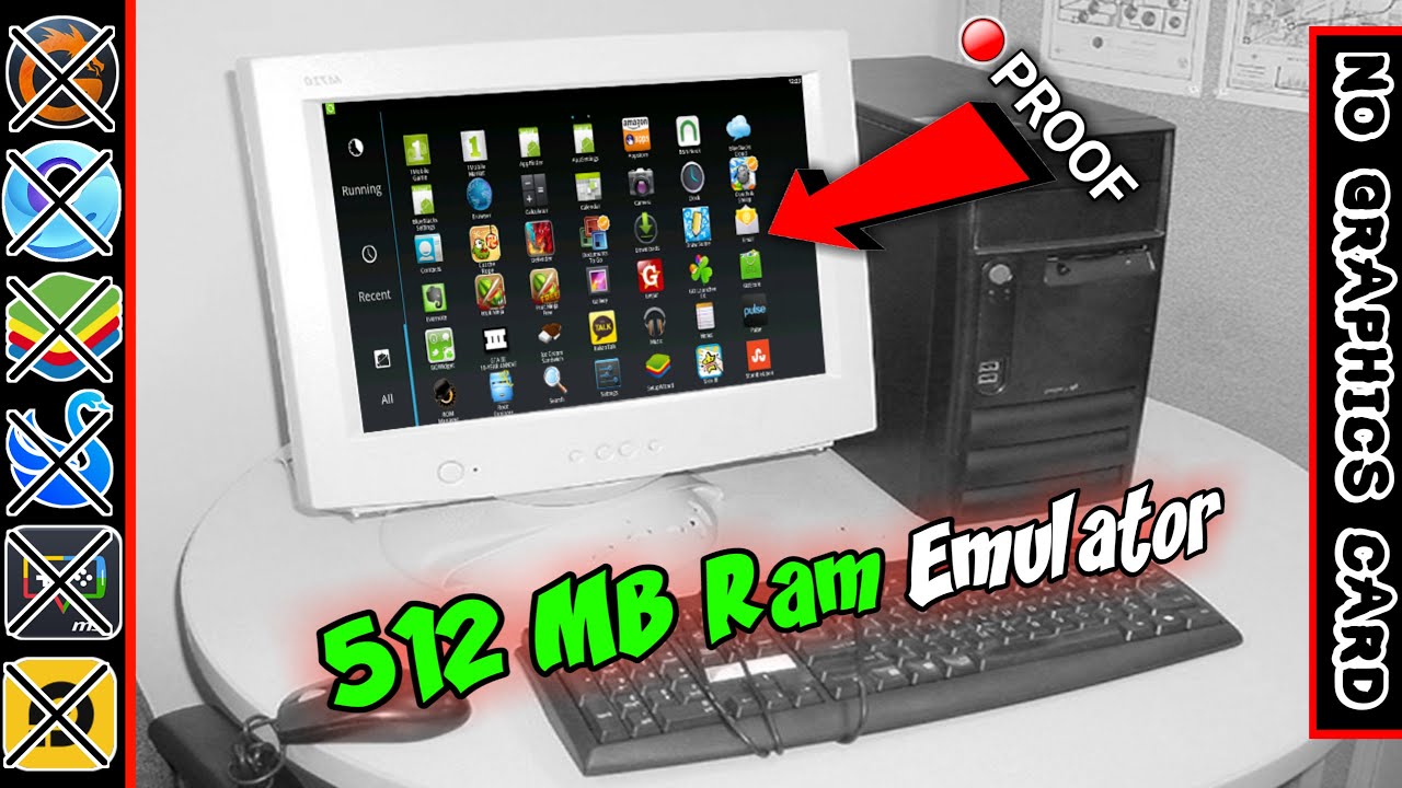 The Most Powerful & Lightest Android Emulator For 512MB RAM PC - YouTube