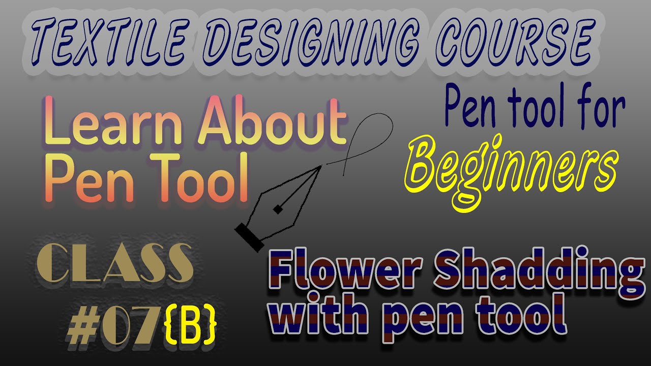 CLASS# 07-B ]]]TEXTILE DESIGNING COURSE 100% REAL COURSE - YouTube