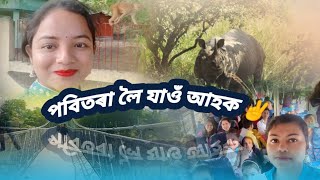 pobitora লৈ যাওঁ আহক😄।। pobitora national park।।Boko to Pobitora।।vlog 2।। Dipsikha Mazumdar।।Assam