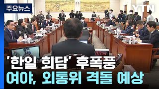 오늘 오후 국회 외통위...여야, '한일회담' 격돌 예고 / YTN