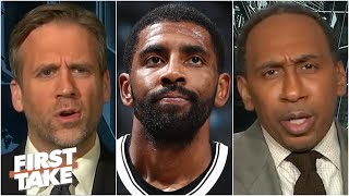Stephen A. & Max react to Kyrie Irving speaking to the media | First Take