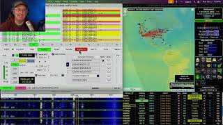 🔴 K6EGG 1-27-25 DMR, DStar, HF and FT8 Icom IC-9700 AND IC-7610 HF antenna