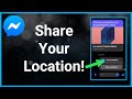 How To Share Your Location Using Facebook Messenger on iPhone