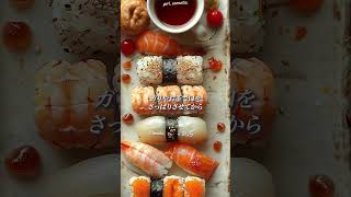 寿司に順番あるの知ってた？#sushi #寿司#ai #人工知能 #ロボット #プログラミング #哲学　VOICEVOX:青山龍星 #歴史 #aiギャラリー#shorts