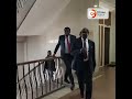 Impeached DP Rigathi Gachagua arrives at Milimani Law Courts for the hearing of his impeachment case