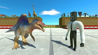Skibidi Toilet Team vs Dinosaurs - Animal Revolt Battle Simulator