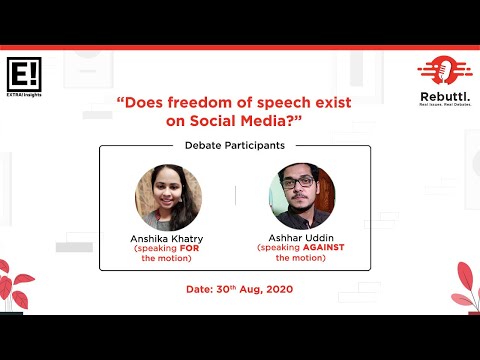Does freedom of speech exist on social media?