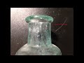 how to tell if your antique bottle is blown in a mold or machine made