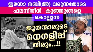 ജൂതന്മാരുടെ നെഗളിപ്പ് തീർക്കാൻ ഈസാ നബി ഉടൻ വരുന്നു...!! ഫലസ്തീൻ മക്കൾക്ക് ആശ്വാസം | Eesa nabi speech