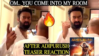 Prabhas Reaction After Release Of Adipurush Teaser | Om Raut | Kriti Sanon || Filmylooks