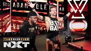 "Wrestle & Flow's" Josiah Williams raps Adam Cole to the ring: NXT TakeOver: XXV