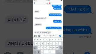 You Re Breaking Up With Me