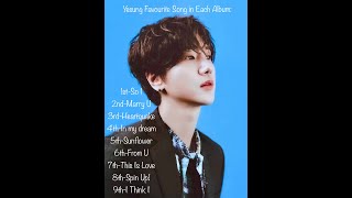 Yesung Favourite Song in Each Album 艺声喜欢的歌曲