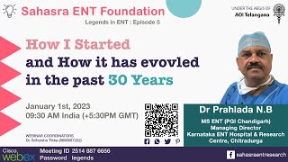 How I Started and How it has evolved in the past 30 Years | Dr Prahlad NB