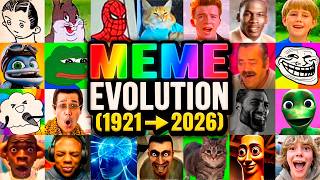 The Evolution of Memes (1921 - 2026)