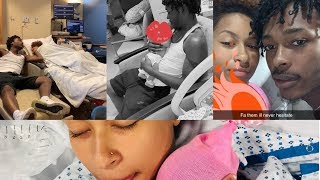 Vlog #3: Labor \u0026 Our First Few Nights W/ Baby Maliyah!! | Mariyah Denise