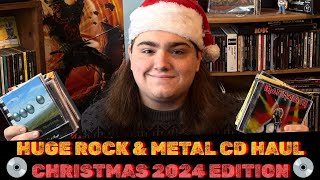 NEW CDs! HUGE New And Used ROCK \u0026 METAL CD HAUL | CHRISTMAS 2024 EDITION (CD COLLECTION UPDATE)