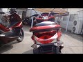 honda pcx125 新旧比較 赤色編