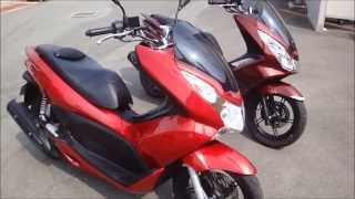 HONDA PCX125 新旧比較 赤色編