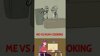 Mum vs Me cooking #ricoanimation #trendingshorts