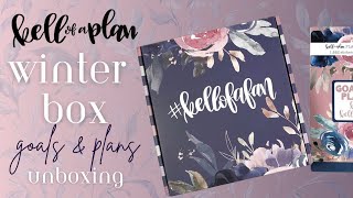 The New KellofAPlan 12 Month Goal Planner and More| Unboxing & Flip Through